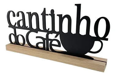 CANTINHO DO CAFÉ EM METAL E MADEIRA